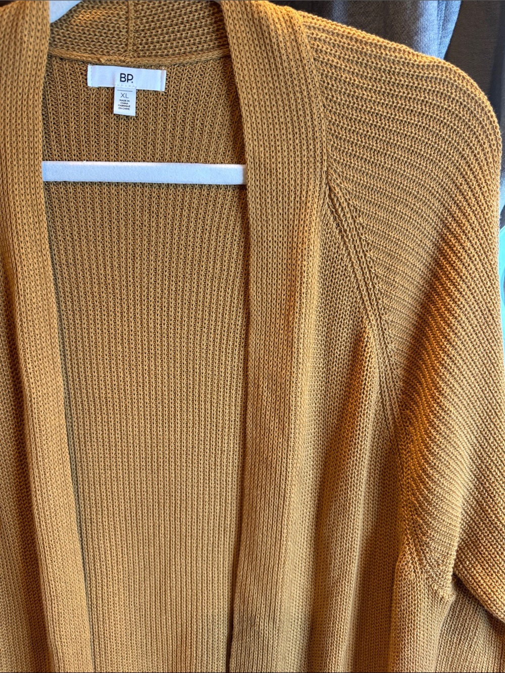 BP Open-Front Ribbed Cardigan - Picture 5 of 6